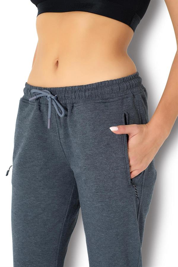 Kadın İki İplik Eşofman Altı 2723 Antrasit  JBR2723.000001