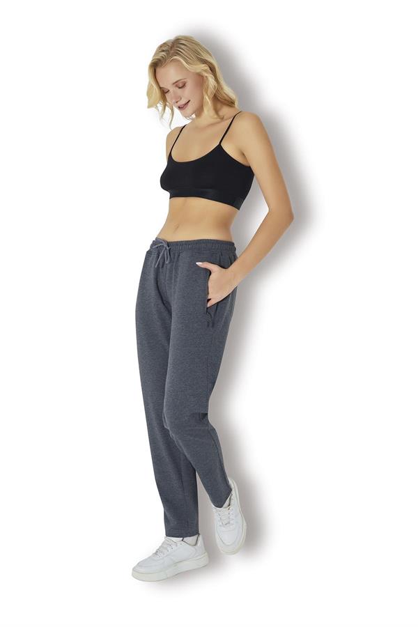 Kadın İki İplik Eşofman Altı 2723 Antrasit  JBR2723.000001