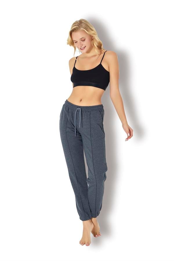 Kadın İki İplik Eşofman Altı 2724 Antrasit  JBR2724.000001