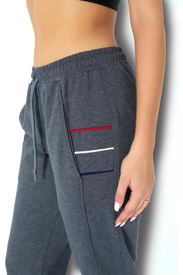 Kadın İki İplik Eşofman Altı 2721 Antrasit  JBR2721.000001