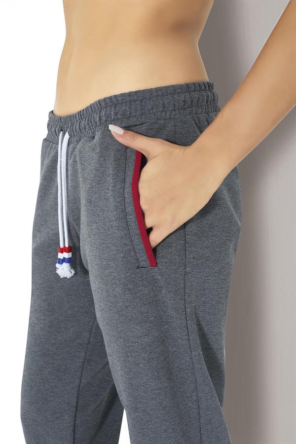 Kadın İki İplik Eşofman Altı 2725 Antrasit  JBR2725.000001