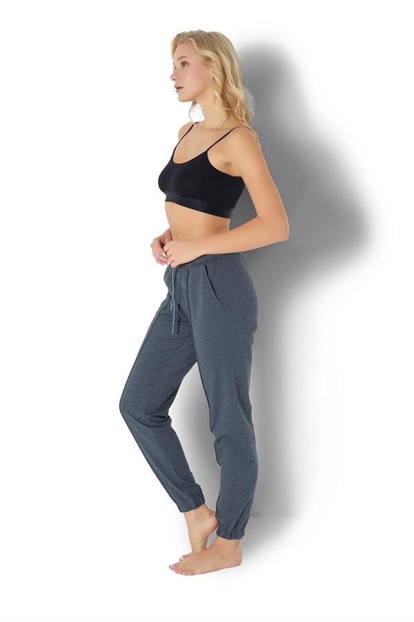 Kadın İki İplik Eşofman Altı 2724 Antrasit  JBR2724.000001