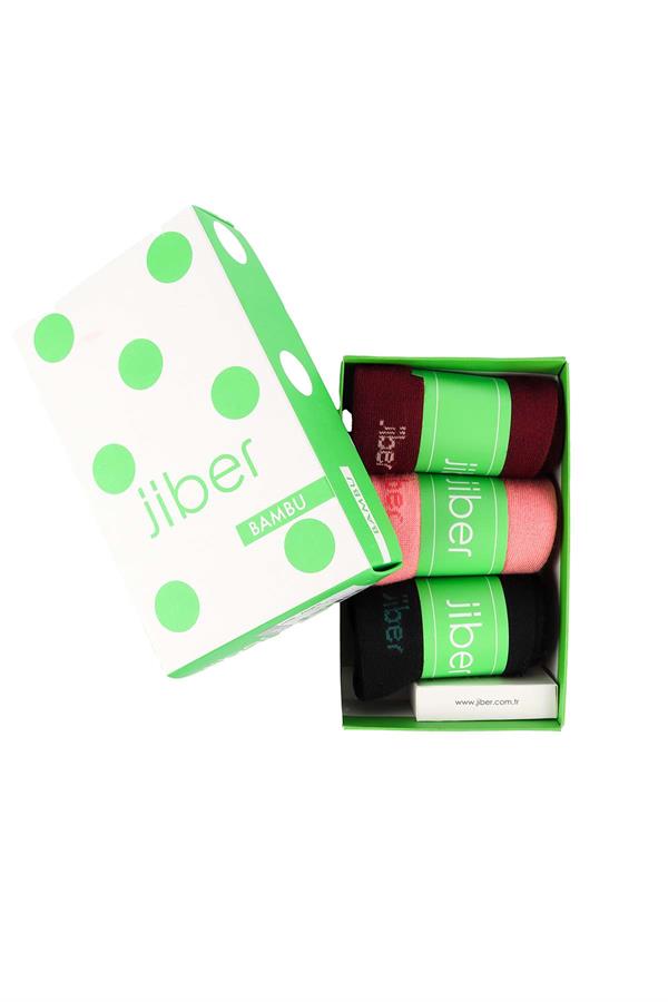 Kadın Asorti 3lü Bambu Uzun Çorap 5598 Asorti  JBR5598.000001