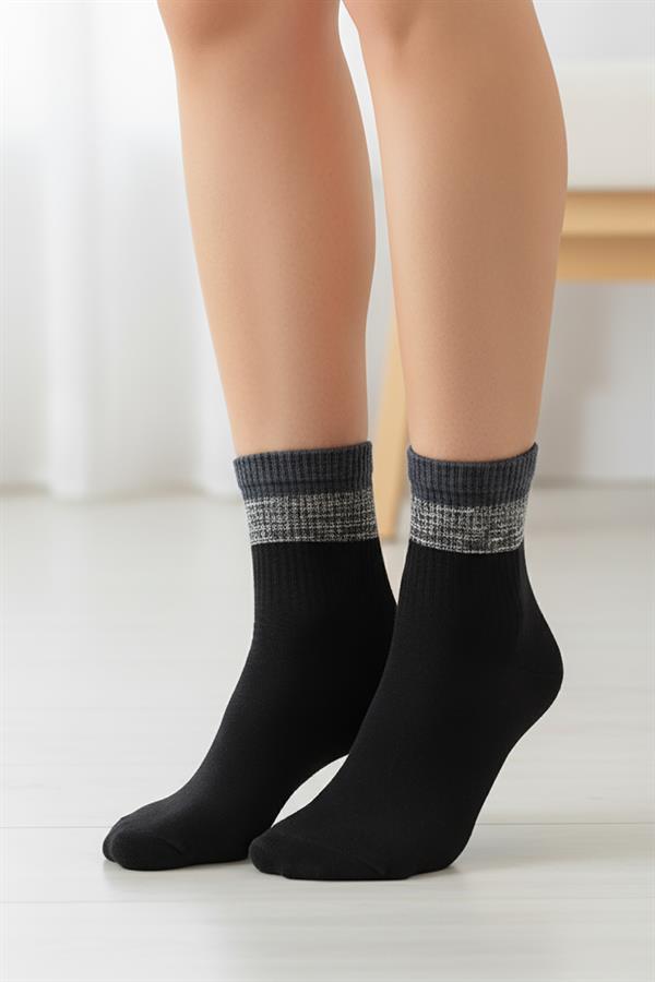 Kadın Asorti Bambu Soket Çorap 6654 Asorti  JBR6654.000001