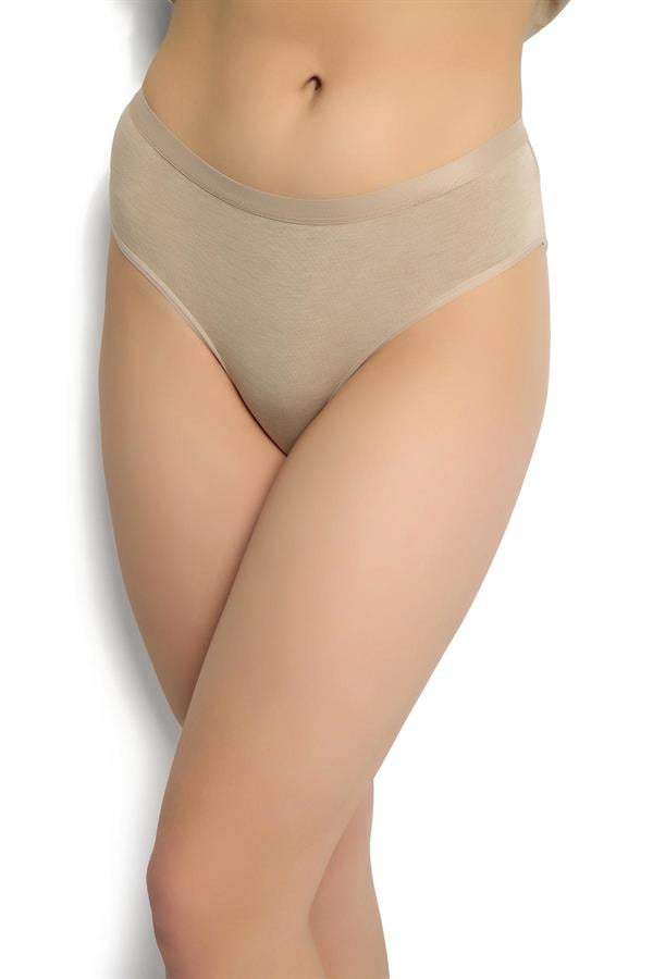 Kadın Bambu Külot Vizon  JBR677.0000001