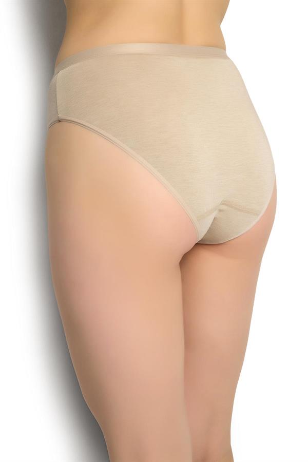 Kadın Bambu Külot Vizon  JBR677.0000001