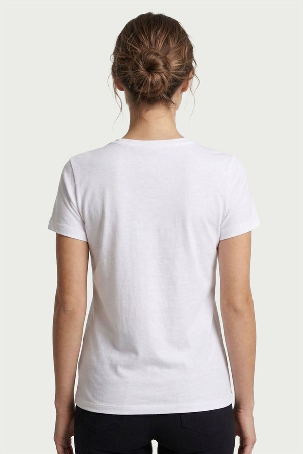 Kadın Beyaz Bambu T-Shirt 500