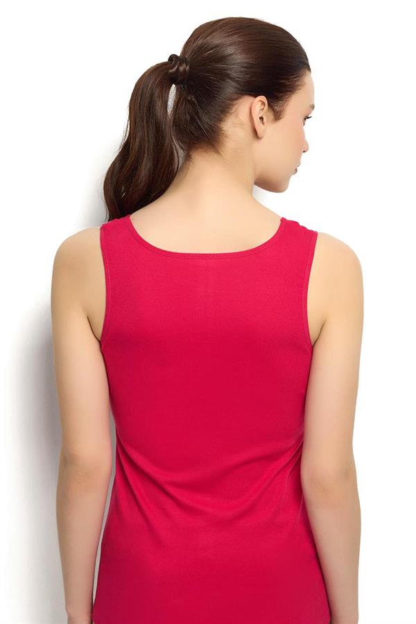 Kadın Fuşya Pamuklu  Atlet 584