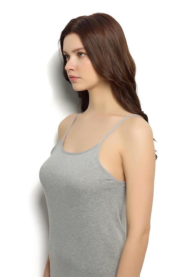 Kadın Grimelanj Pamuklu İp Askılı Atlet 583