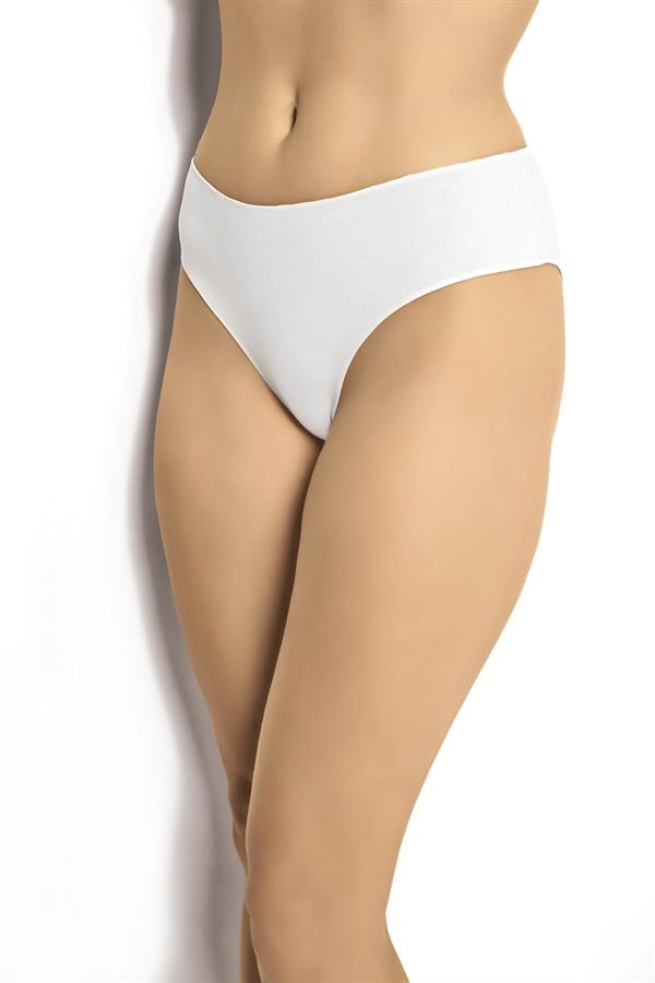 Kadın İnce Lastikli Külot 681 Beyaz  JBR681.0000001