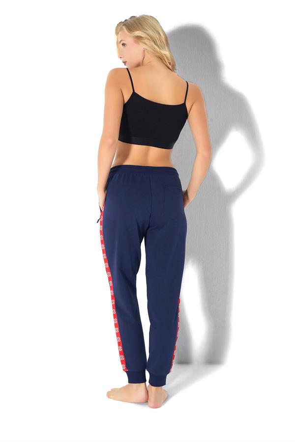 Kadın İki İplik Eşofman Altı 2728 Lacivert  JBR2728.000001