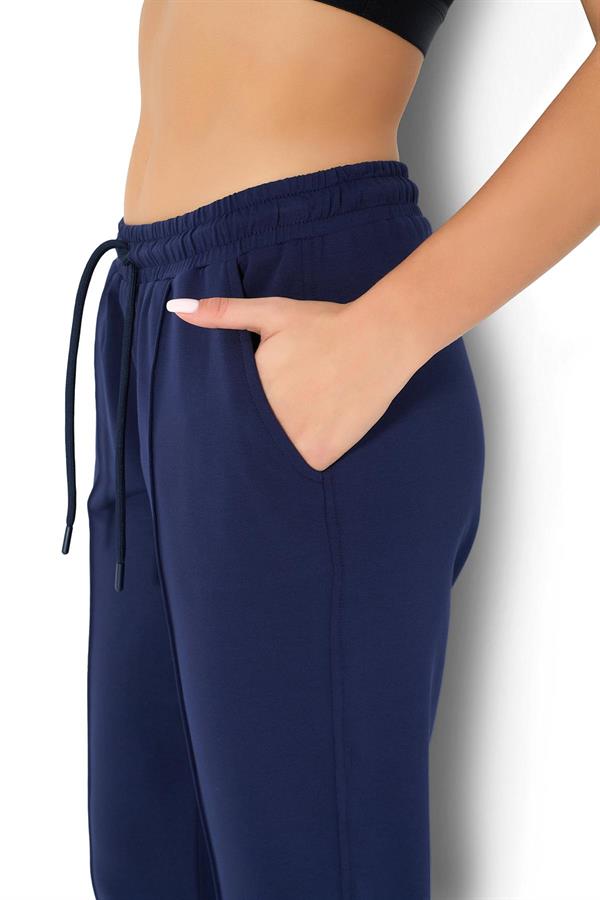 Kadın İki İplik Eşofman Altı 2724 Lacivert  JBR2724.000001