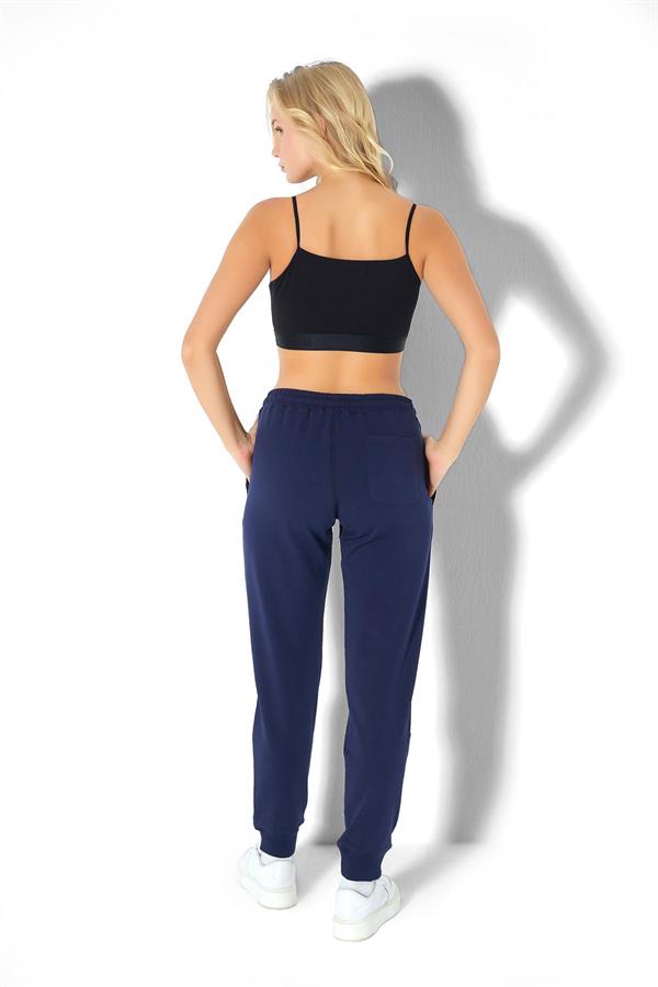 Kadın İki İplik Eşofman Altı 2726 Lacivert  JBR2726.000001