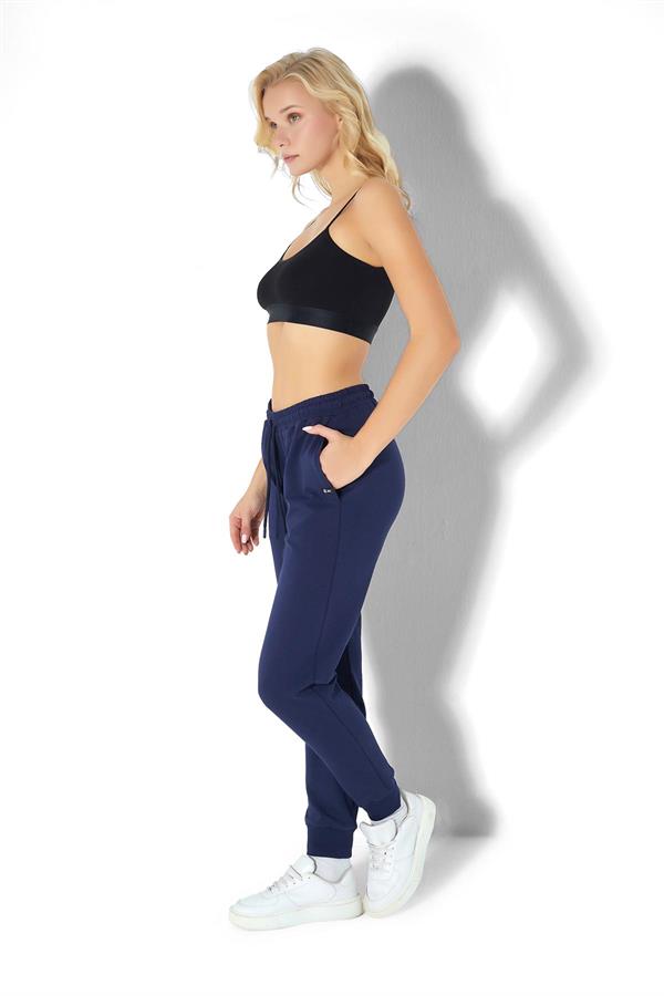 Kadın İki İplik Eşofman Altı 2726 Lacivert  JBR2726.000001