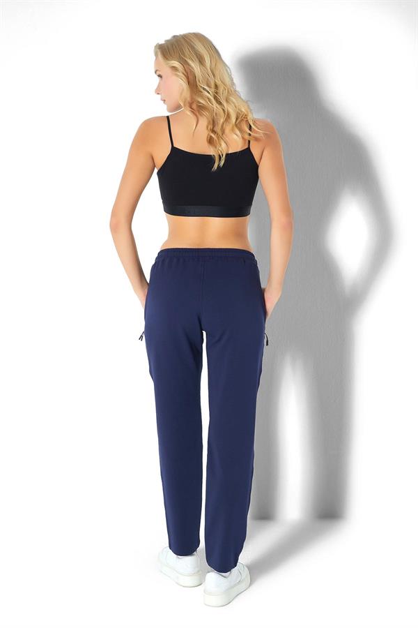 Kadın İki İplik Eşofman Altı 2723 Lacivert  JBR2723.000001