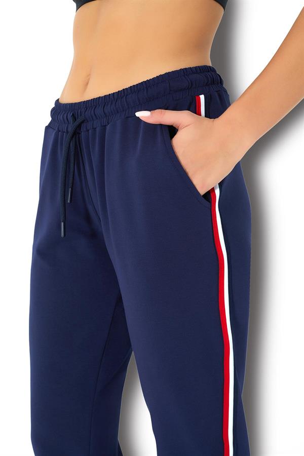 Kadın İki İplik Eşofman Altı 2722 Lacivert  JBR2722.000001