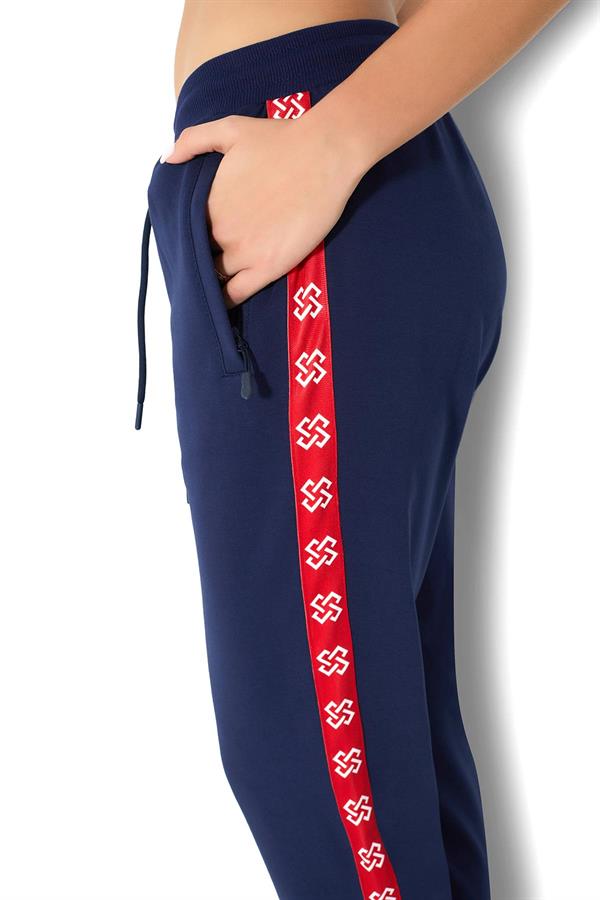 Kadın İki İplik Eşofman Altı 2728 Lacivert  JBR2728.000001