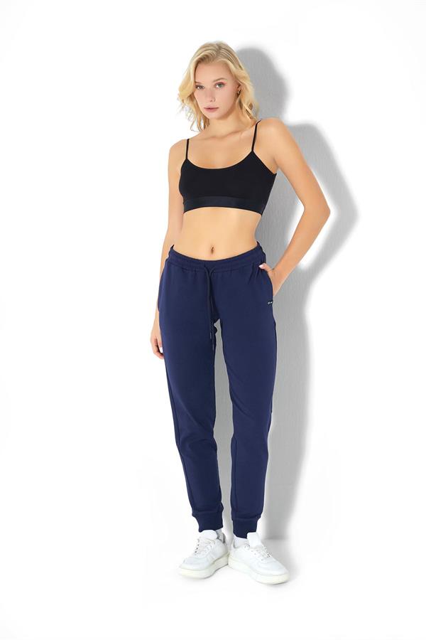 Kadın İki İplik Eşofman Altı 2726 Lacivert  JBR2726.000001