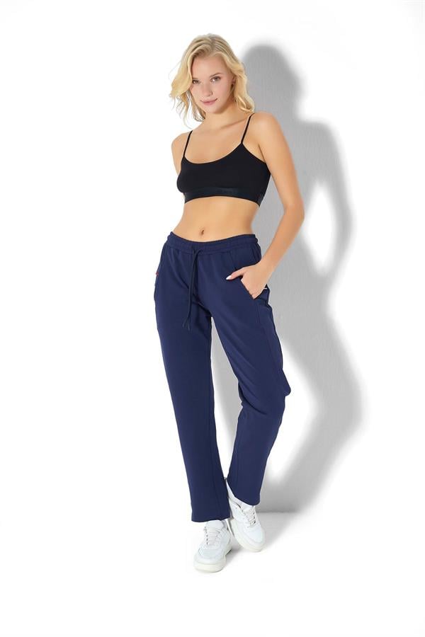 Kadın İki İplik Eşofman Altı 2721 Lacivert  JBR2721.000001