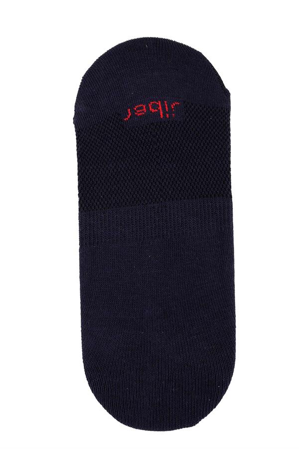 Kadın Lacivert Pamuklu  Babet Çorap 7301