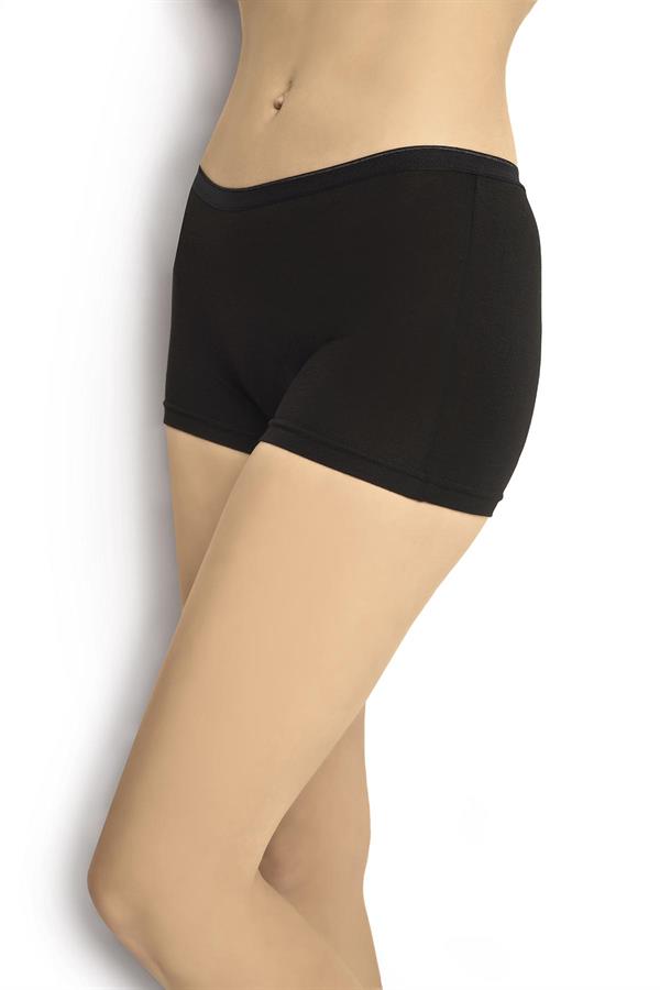 Kadın Modal Boxer Siyah  JBR621.0000001