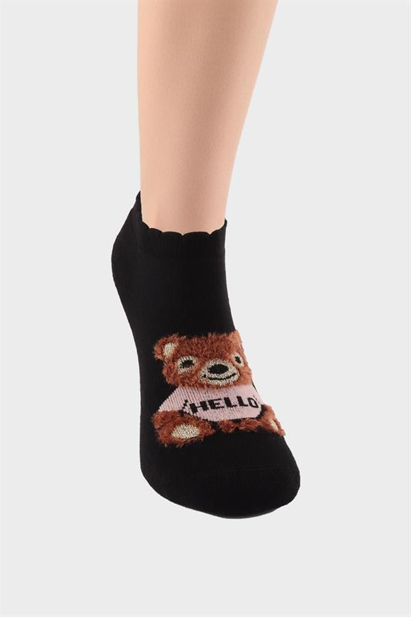 Kadın Pamuklu Termal Patik Çorap 6949 Asorti  JBR6949.000001