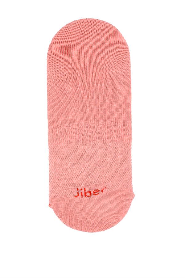 Kadın Pembe Pamuklu  Babet Çorap 7301