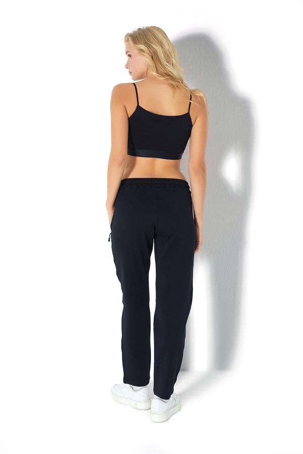 Kadın İki İplik Eşofman Altı 2723 Siyah  JBR2723.000001