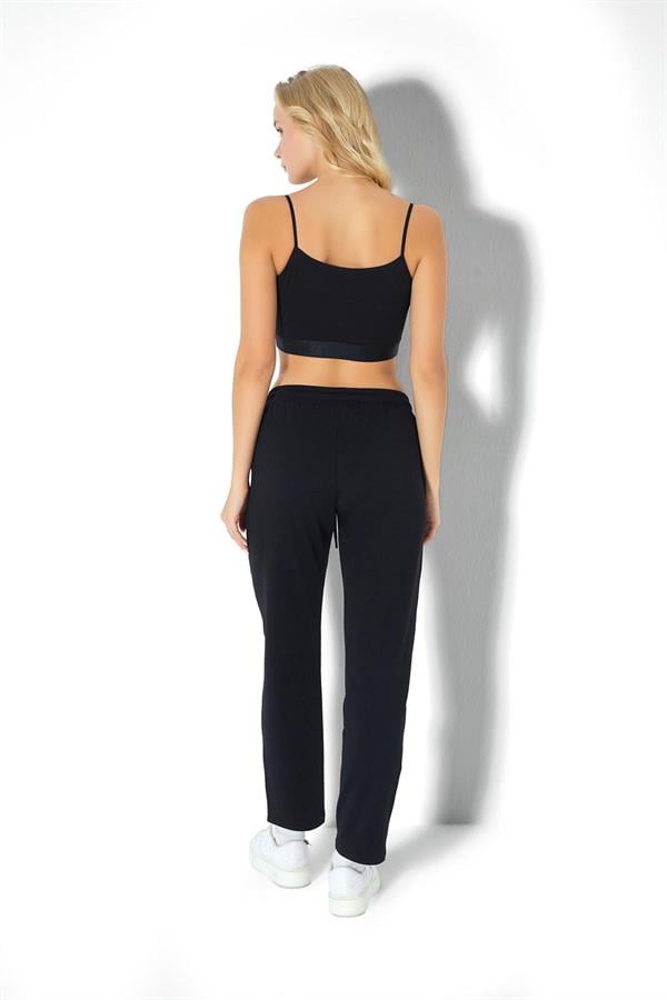 Erkek İki İplik Eşofman Altı 2720 Siyah  JBR2720.000001