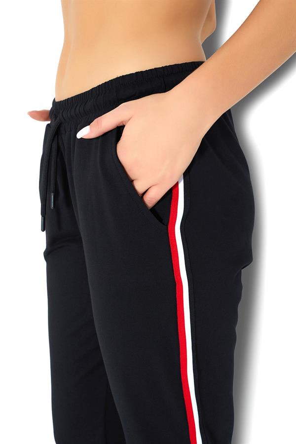 Kadın İki İplik Eşofman Altı 2722 Siyah  JBR2722.000001