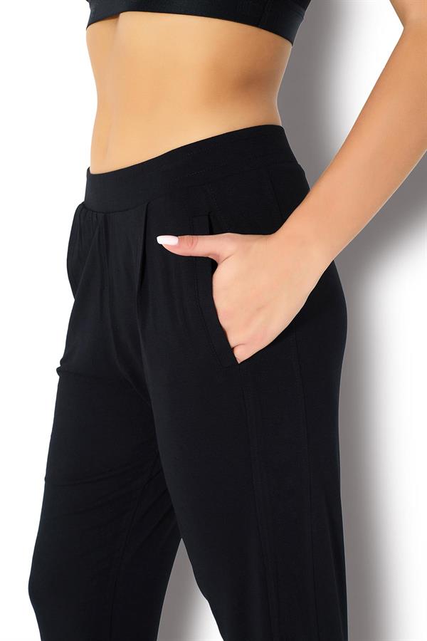 Kadın Viskon Tek Alt 3872 Siyah  JBR3872.000001