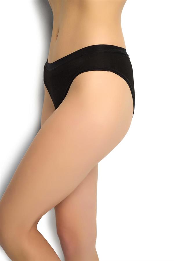 Kadın Viskoz Külot Siyah  JBR691.0000001