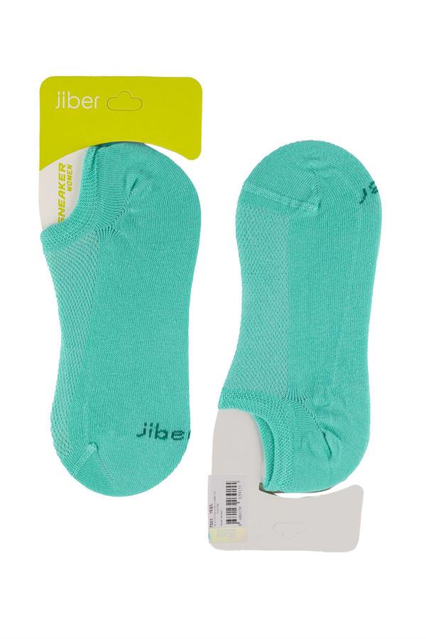 Kadın Yeşil Pamuklu  Sneaker Çorap 7501