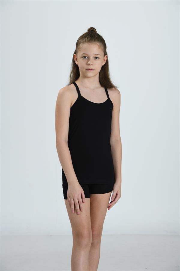 Kız Çocuk Asorti Pamuklu Likralı 3lü Rambo Atlet 816