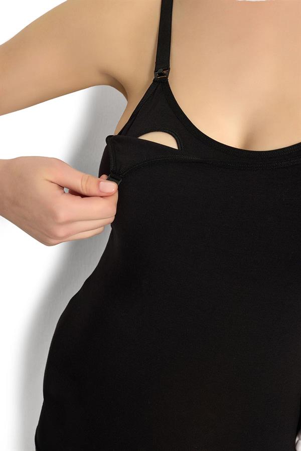 SİYAH ASKILI  EMZİRME ATLETİ  653