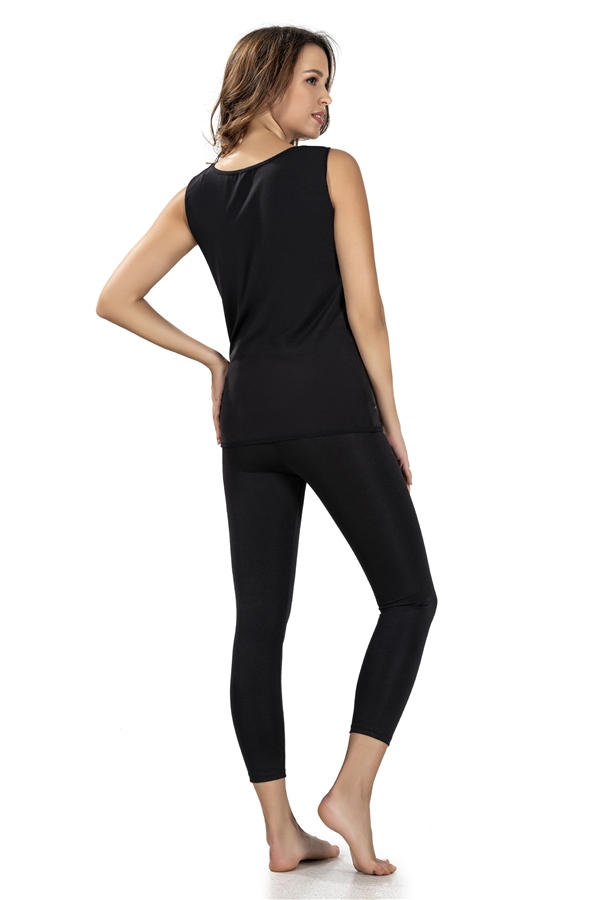 SİYAH TERMAL SAUNA ATLET 4538