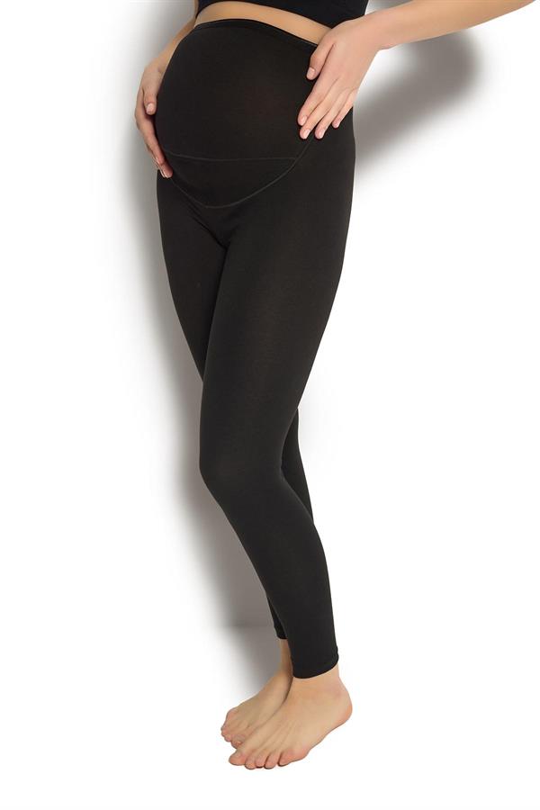 SİYAH HAMİLE TAYT 665