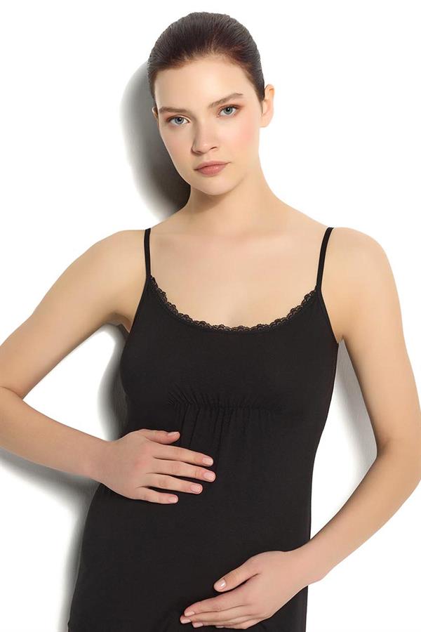 SİYAH İP ASKILI HAMİLE ATLETİ 660