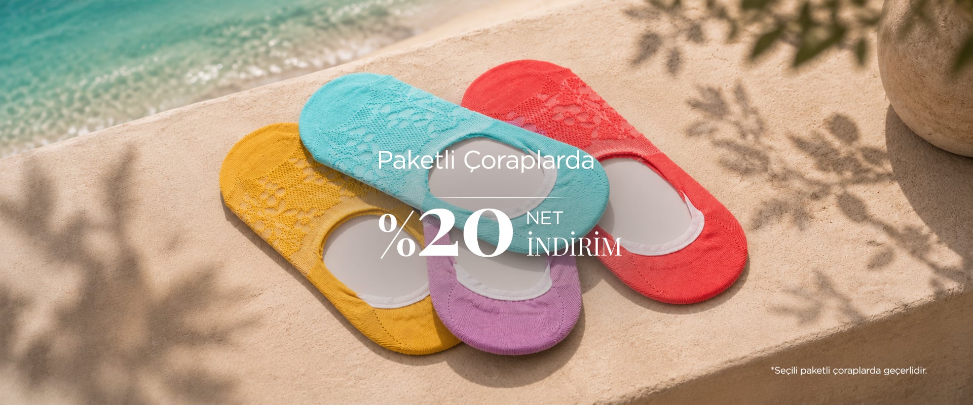 Seçili Çoraplarda %20 İndirim