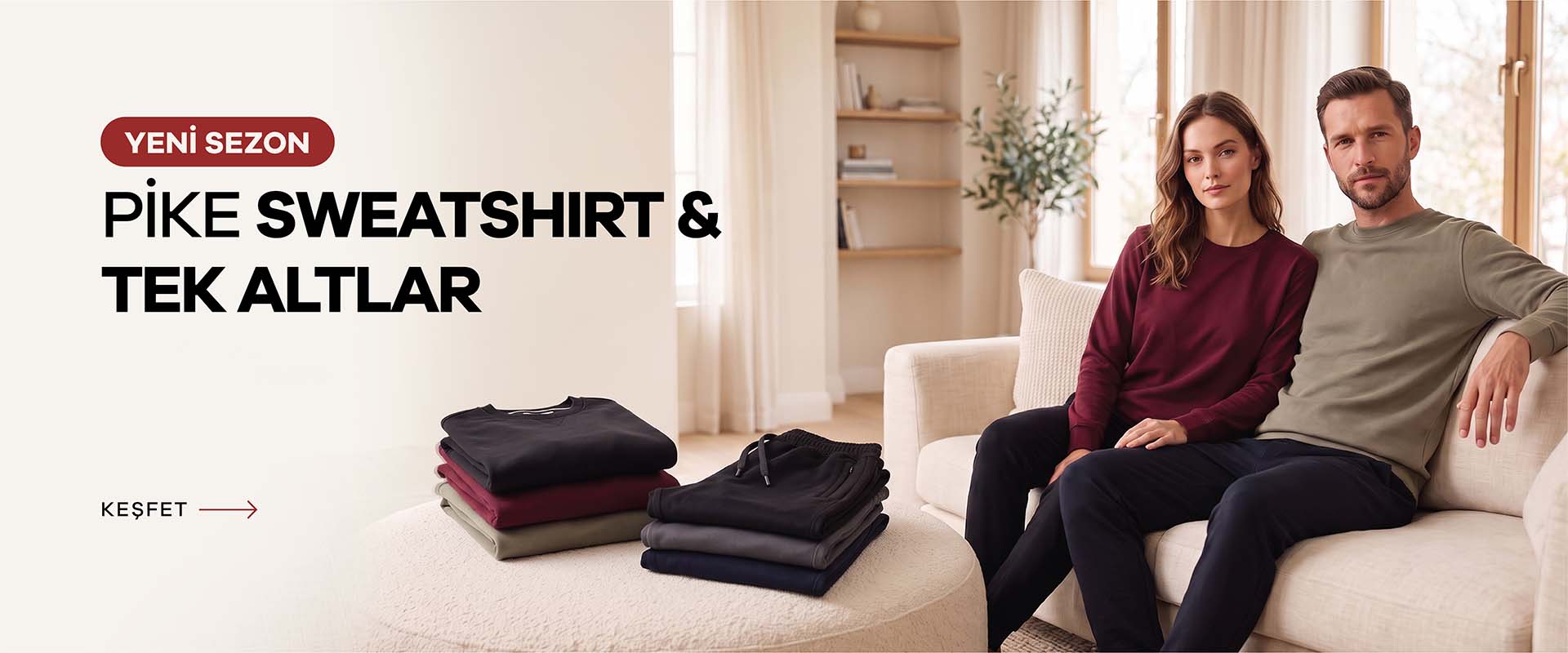 Pike Sweatshirt ve Tek Alt
