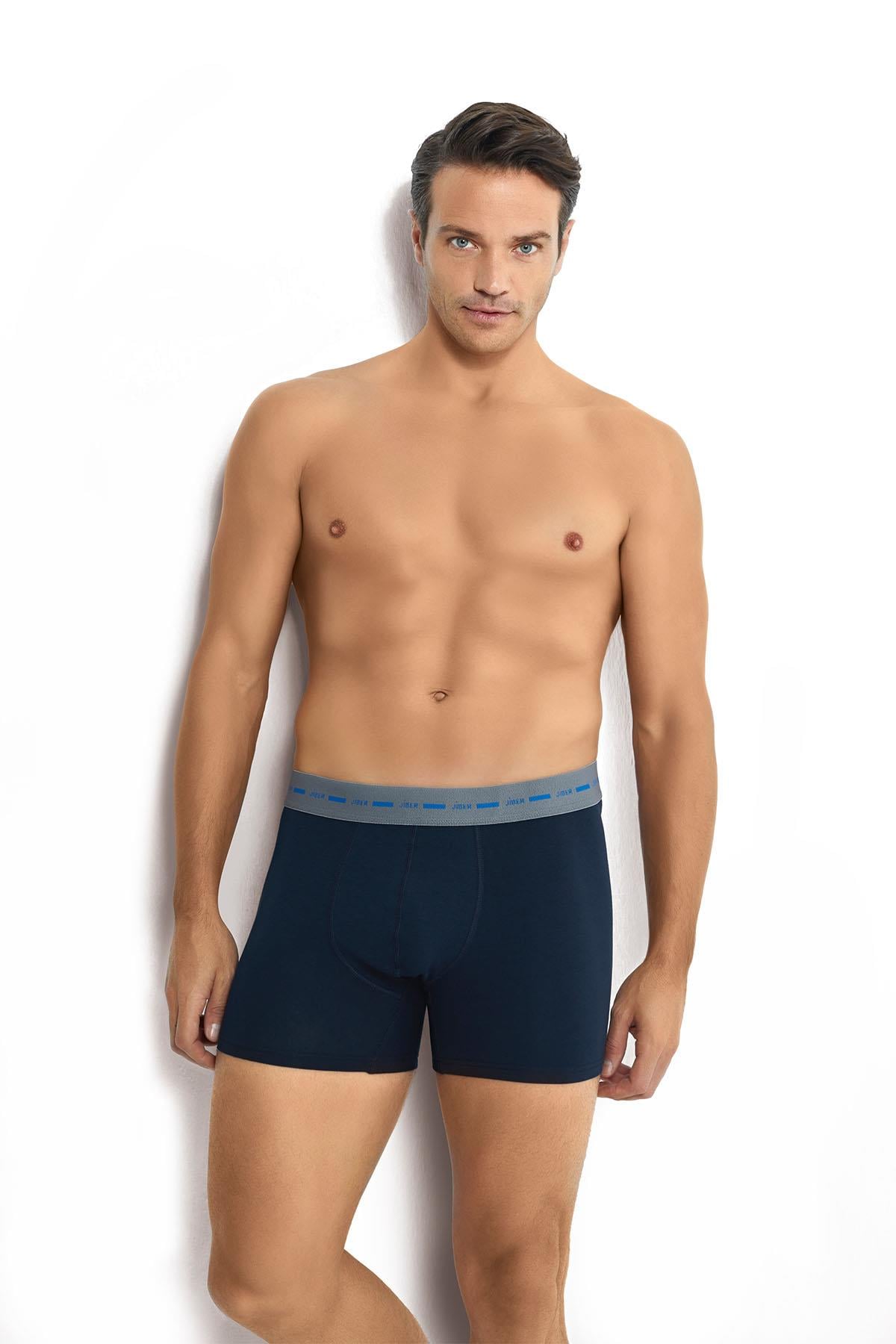Erkek 3'lü Likralı Asorti Boxer 283 Asorti  JBR283.0000001