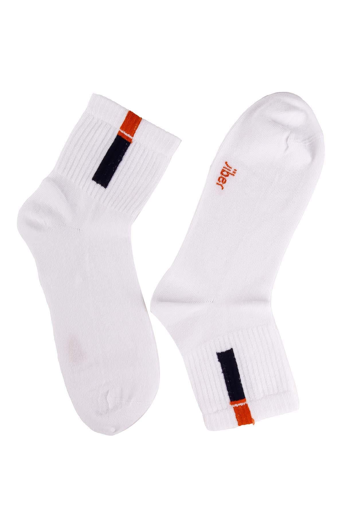 Erkek 4'lü Asorti Tenis Sport Çorap