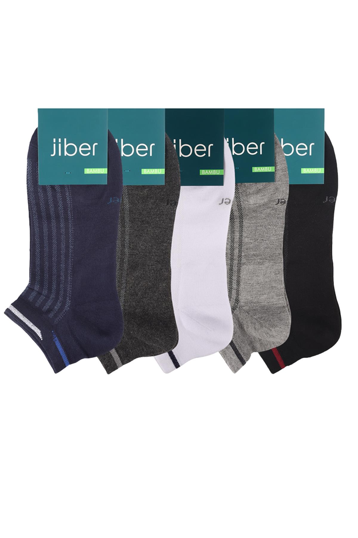 Erkek Bambu Patik Çorap 6765 Asorti  JBR6765.000001