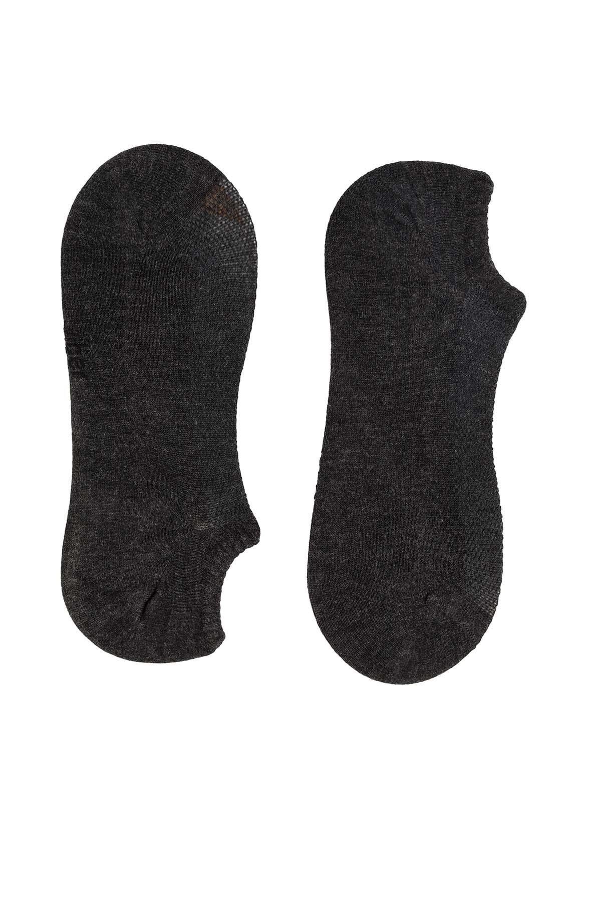 Erkek Bambu Sneaker Bambu Çorap 7050 Antrasit  JBR7050.000001