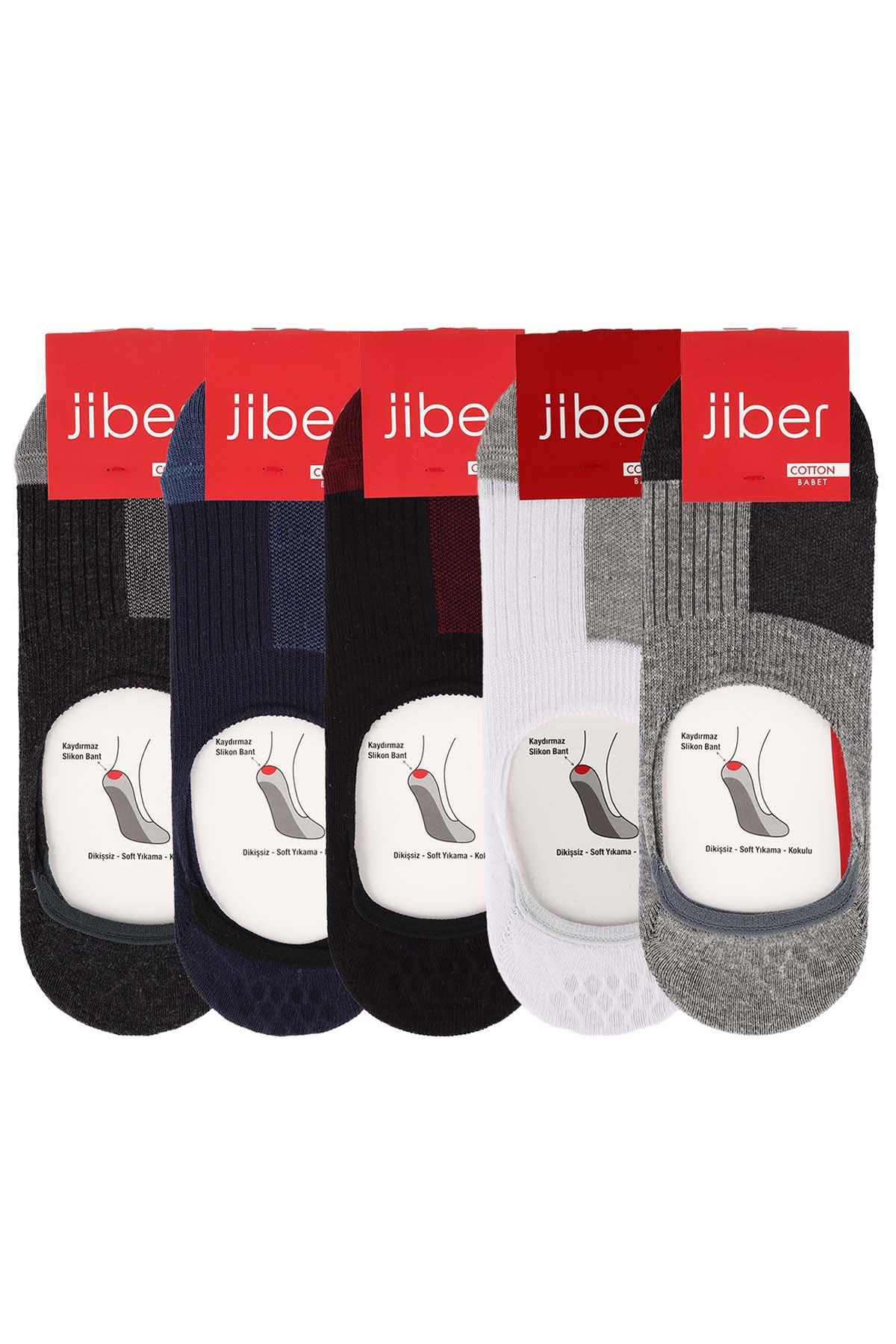 Erkek Asorti 5'li Pamuklu Babet Çorap 7118