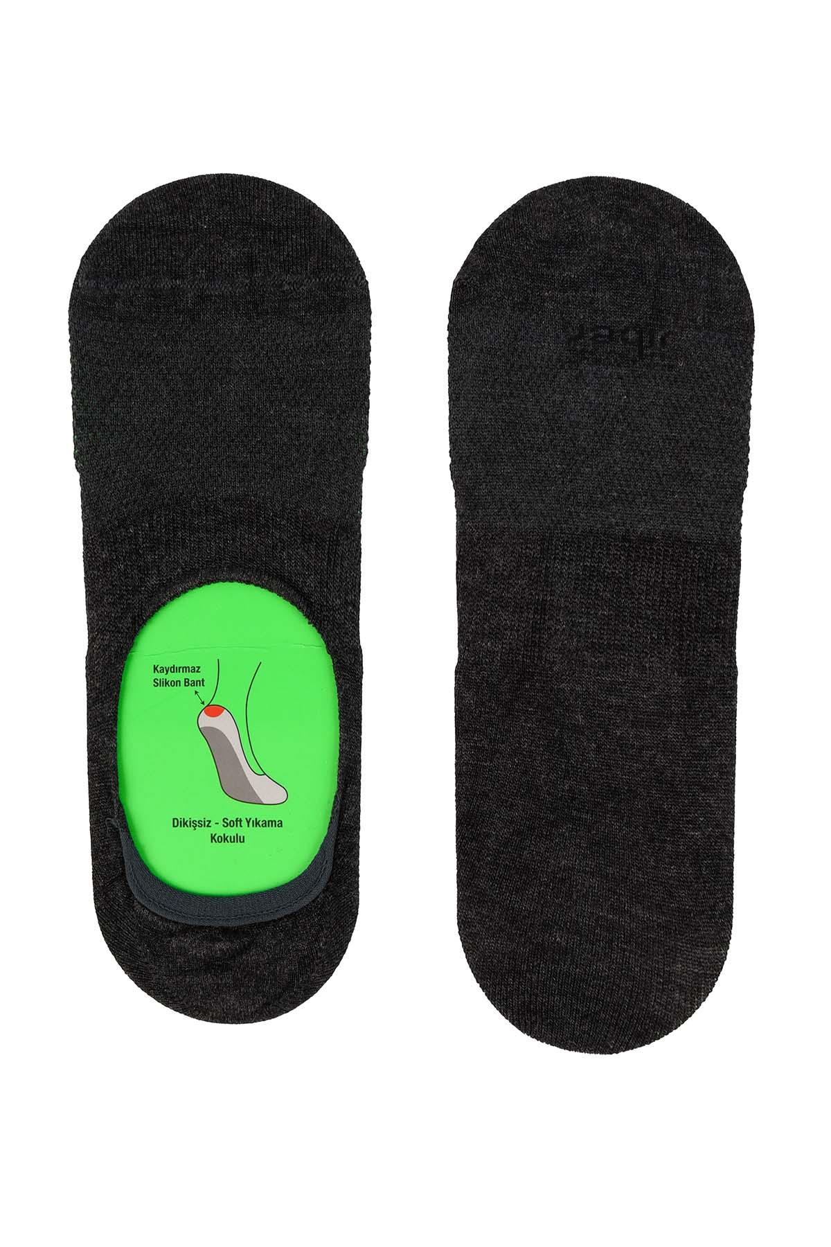 Erkek Bambu Babet Çorap 7000 Antrasit  JBR7000.000001