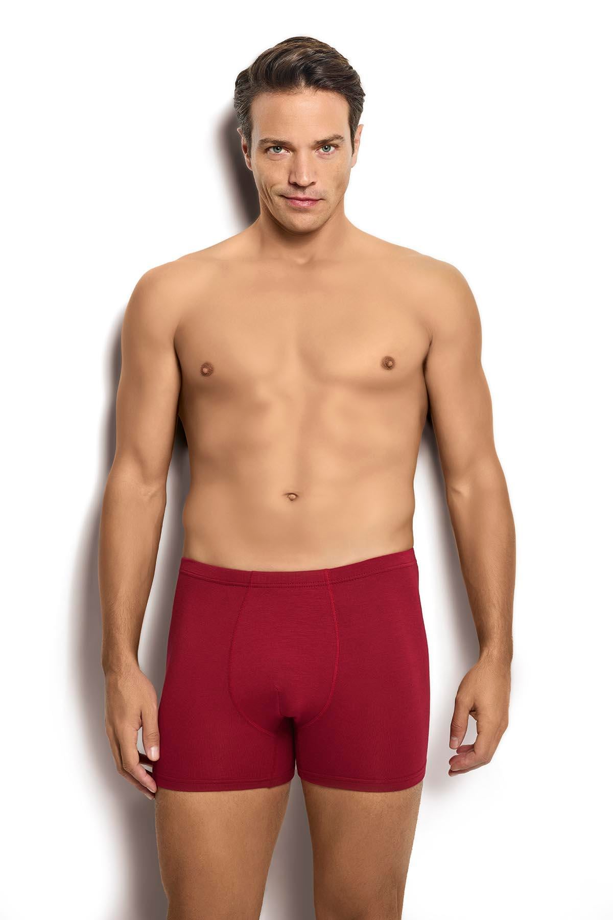Erkek Bambu Boxer 278 Bordo  JBR278.0000001