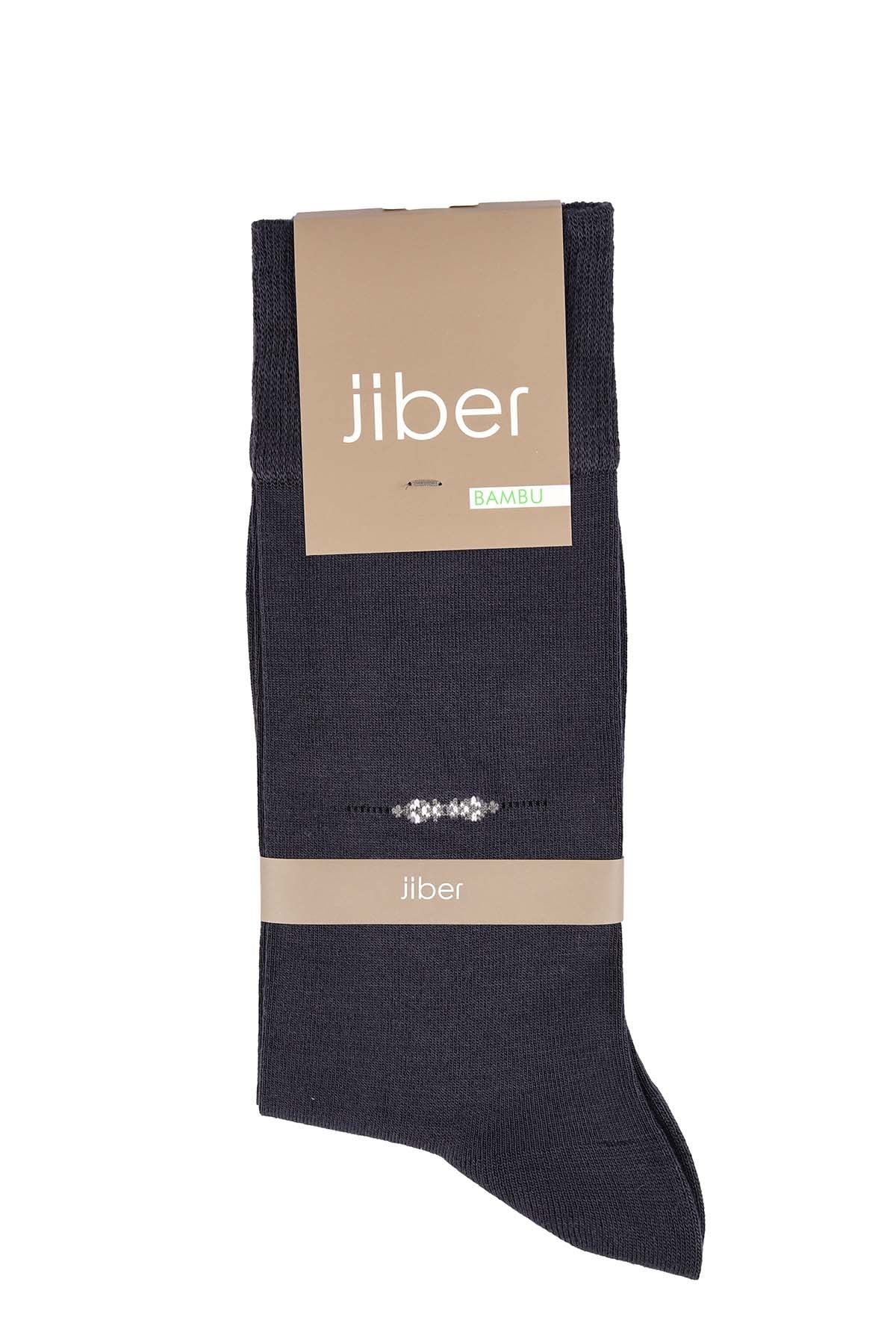 Erkek Bambu Soket Çorap 5526 Füme  JBR5526.000001