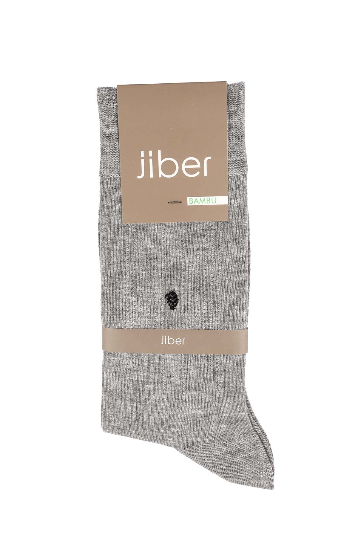 Erkek Bambu Soket Çorap 5527 GRİMELANJ  JBR5527.000001