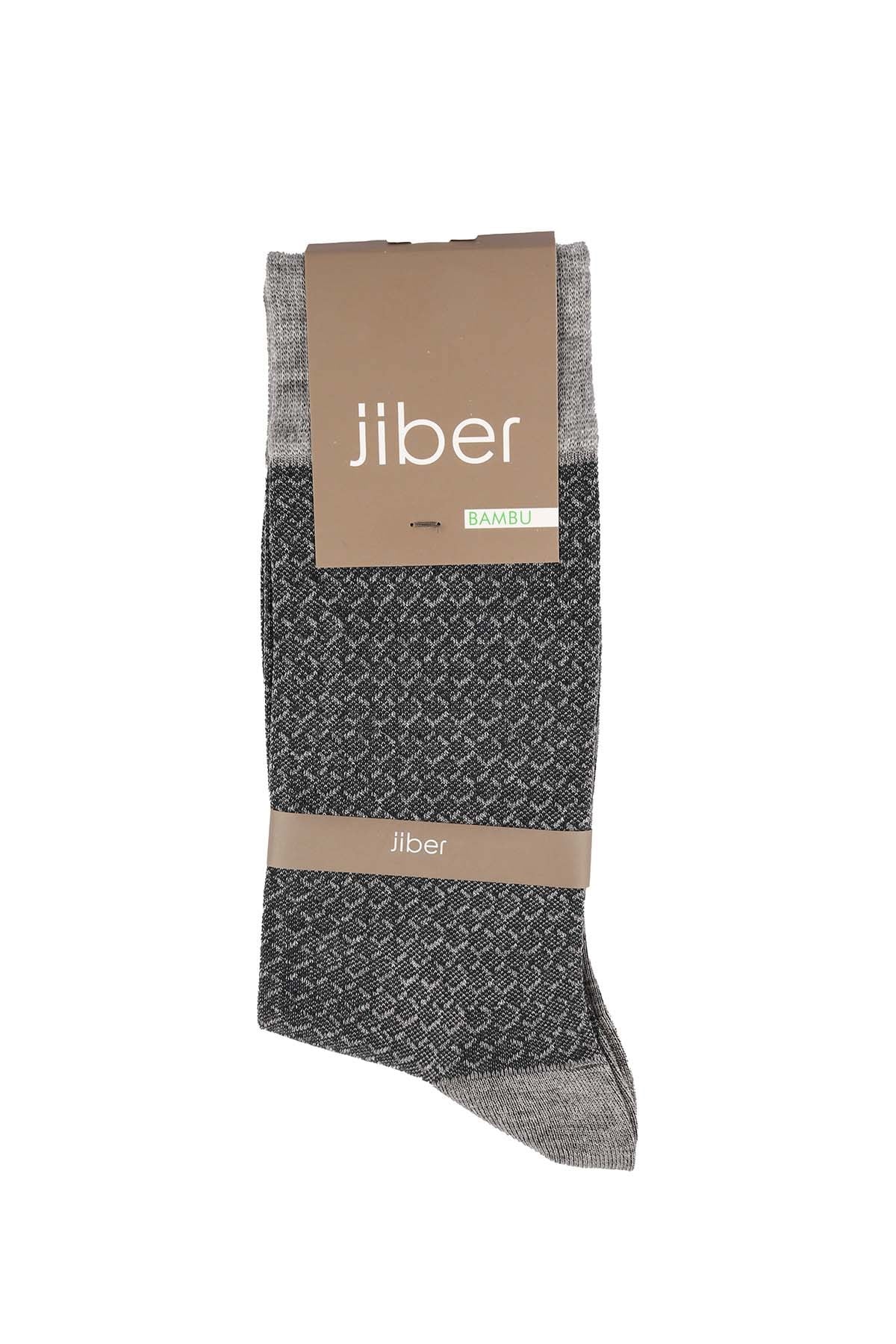 Erkek Bambu Soket Çorap 5528 GRİMELANJ  JBR5528.000001